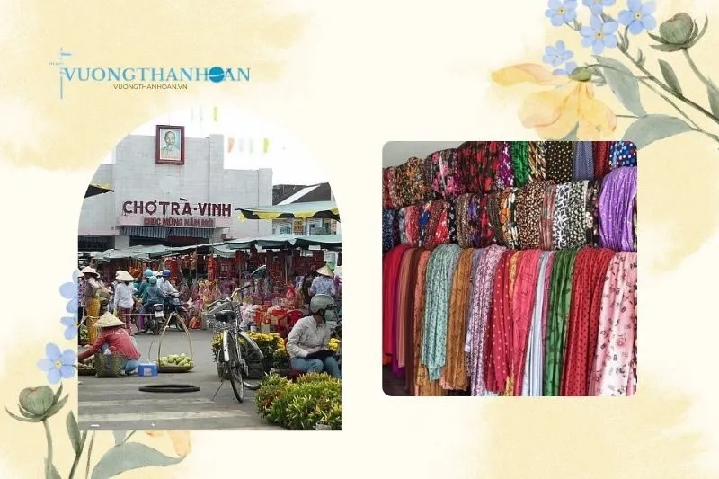 Địa chỉ bán vải Trà Vinh: Chợ Lớn, Thu Hương, Thanh Hương, xịn xò!