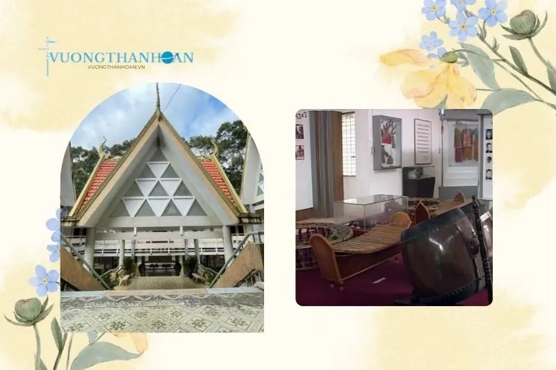 Bảo tàng văn hóa dân tộc của người Khmer Trà Vinh nằm ở đâu?