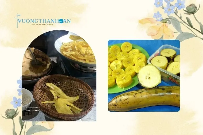 Các Món Ăn Đặc Sắc Từ Chuối Tá Quạ Khổng Lồ Trà Vinh
