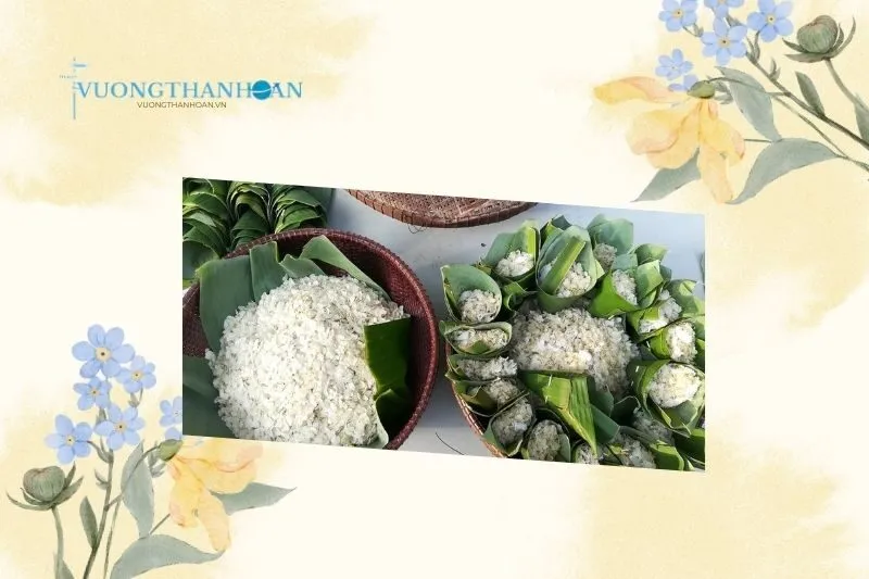 Các món ăn từ Cốm Dẹp Trà Vinh