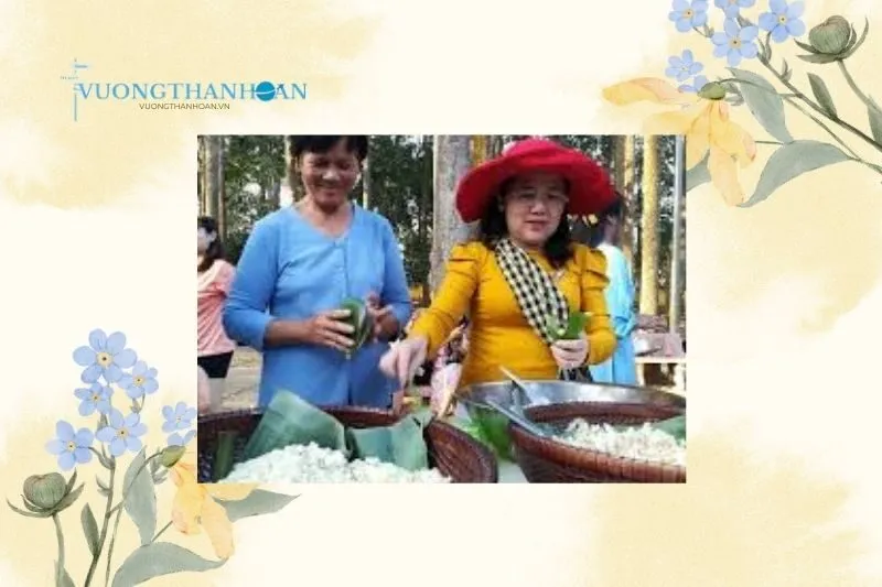 Cốm Dẹp Trà Vinh: Địa điểm mua cốm chính gốc