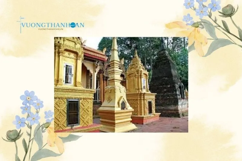 Tháp đựng cốt – Nơi lưu giữ tro cốt của Phật tử Khmer